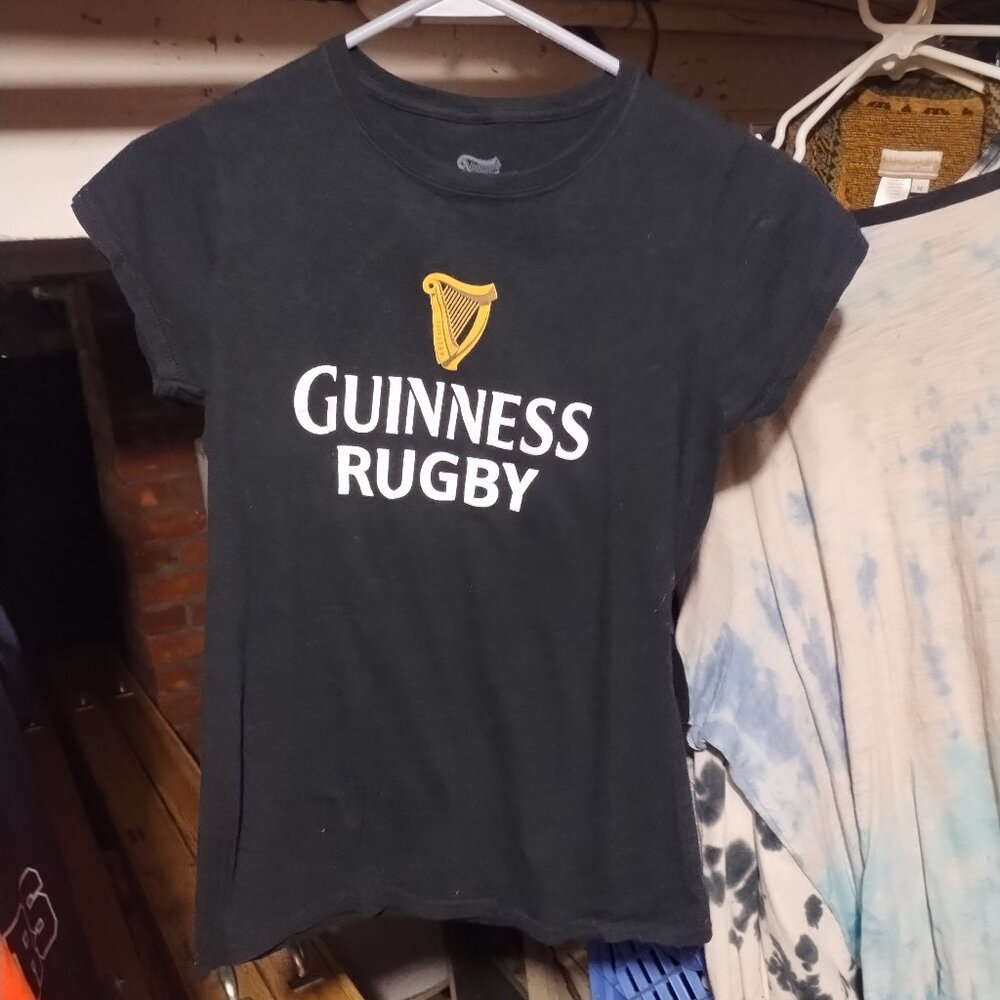 Women's Guiness Rugby T shirt size S, St Patricks Day
